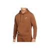 Nike Solid Color Pullover Hoodie Long Sleeve Sweatshirt Men tops Brown DM8883-204