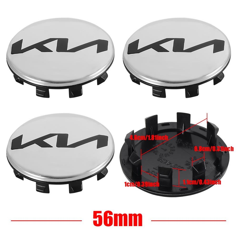 56/65mm Krytky středových otvorů kol auta Samolepky Znak Kryt Pro KIA Sportage Ceed RIO Picanto Sorento K2 K3 K5 K7 EV6 KX3 Soul Seltos