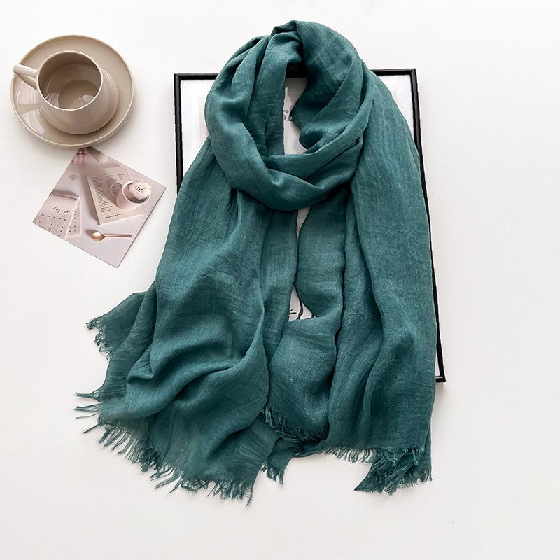 New Ramadan Big Size Women High Quality Muslim Hijabs Plain Solid Color Scarf Shawls Lady Wraps Headwear Pashmina