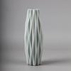 Nordic Color Plastic Camellia Flower Vase - Creative Imitation Glaze for Dry & Wet Flowers