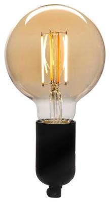 DENVER LBF-404 Intelligente Filament-Glühbirne Wi-Fi mit gelbem Licht, kompatibel mit TUYA und Google / Amazon Alexa Assistent, Denver