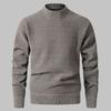 Men S Casual Half Turtleneck Fleece Thick Knit Sweater