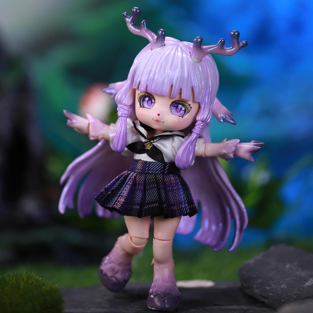 ICY Fortune Days 14cm Lalka BJD Seria Zwierzęca Lalka Wykonana z PCV Idealna do DIY i Lalka Dziewczęca - Zestaw, & ABS, Prezenty, Dekoracja, Ćwiczenia, Kolekcje,