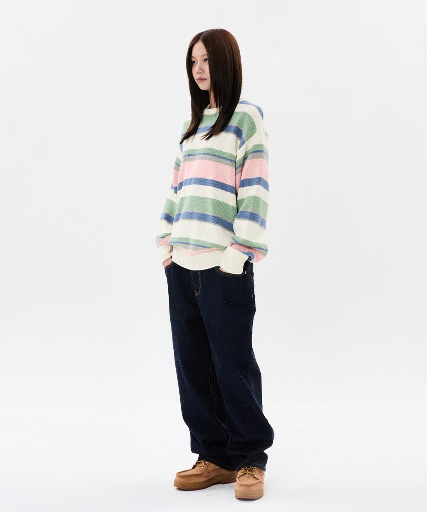 WKNDRS Multi Stripe Knit (Ivory)