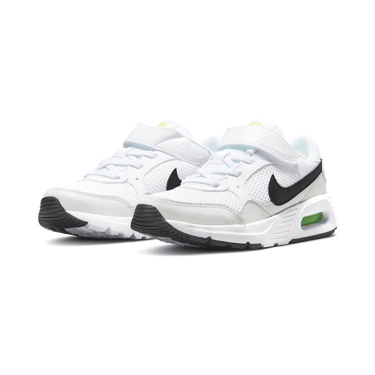 New Nike Air Max SC Abrasion-Resistant Kids Lifestyle Shoes White Black Green Children Aged 3-7 Years Old CZ5356-105