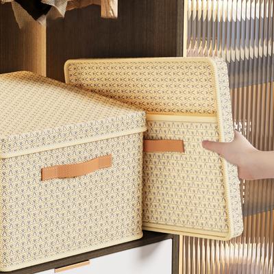 Large Capacity Clothes Storage Box Foldable Wardrobe Storage Bins with Lid Quilt Toys Sundries Storage Container Home Organizer