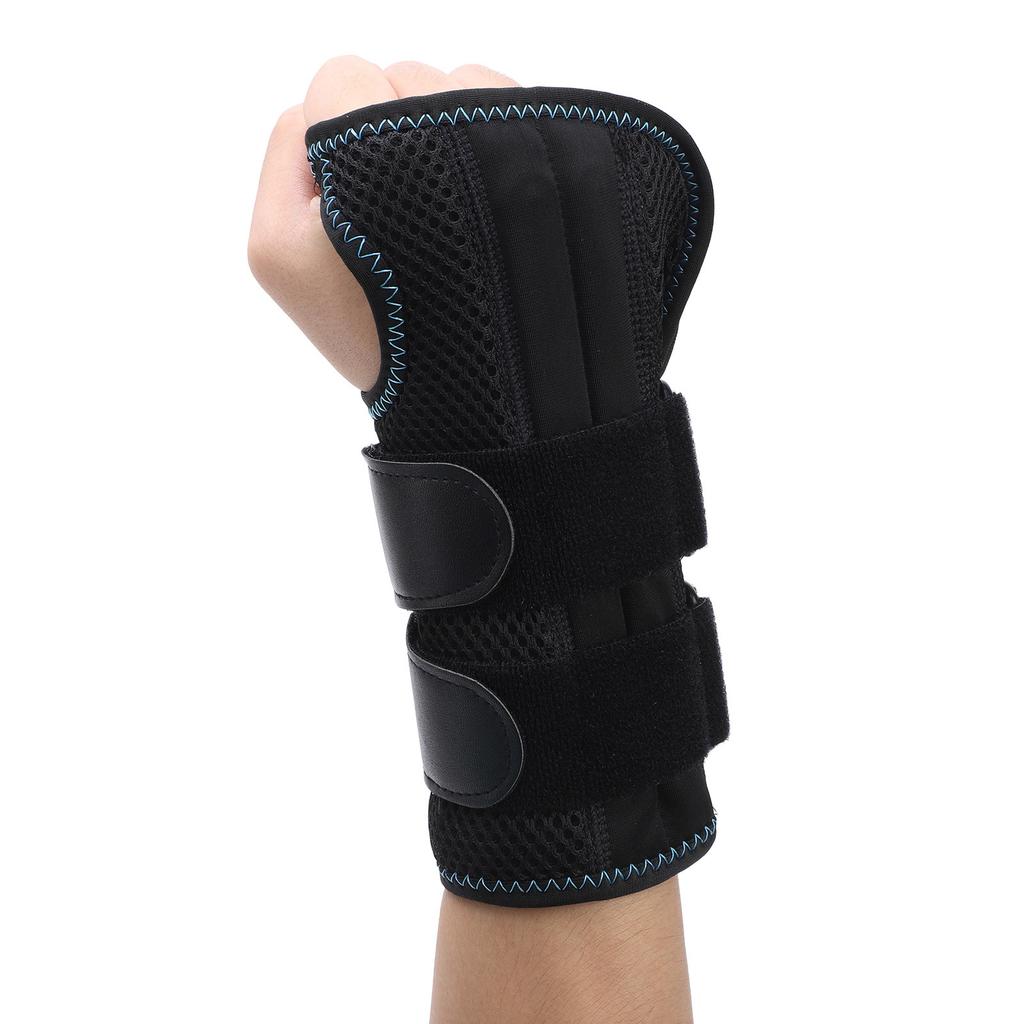 Carpal Tunnel Wrist Support Comfortable Removable Splint Strap Wrap Tendon Sheath Wrist Brace with Steel Plate Right