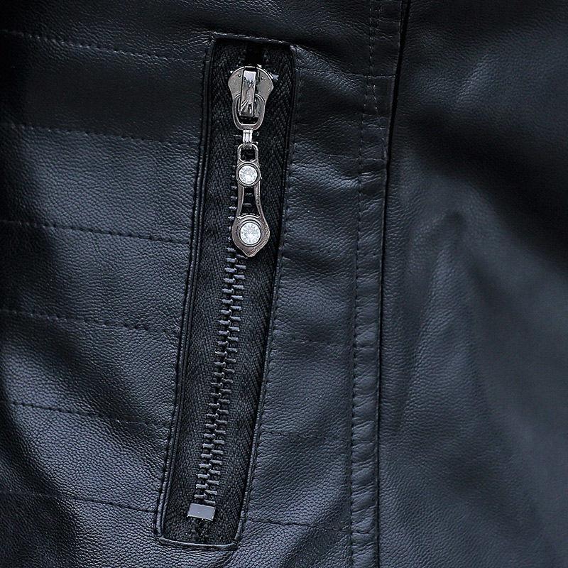 Chic and Slimming Women's Spring and Autumn Short PU Leather Jacket In American Style