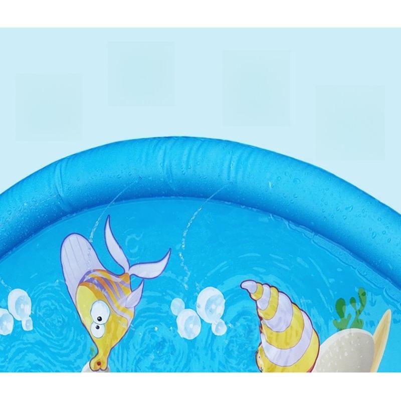 PVC Children's Water Spray Mat, Outdoor Water Play Sprinkler Mat, Grass Children's Water Play Mat