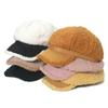 Autumn Winter Octagonal Women Girls Wool Thicken Beret Baseball Hat Warm Winter Cap