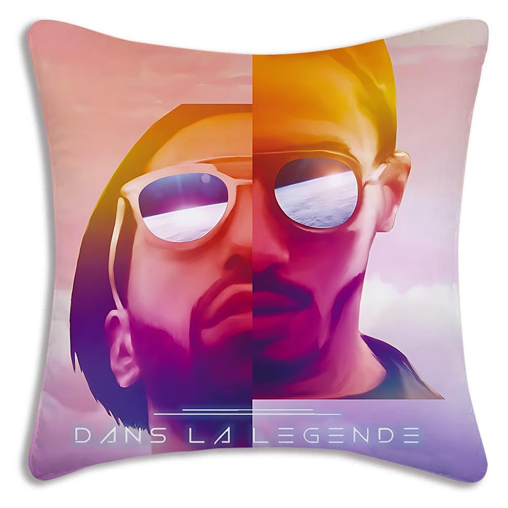 French rapper PNL Pillow Covers Cartoon Sofa Decorative Home Double-sided Printing Short Plush Cute Cushion Cover