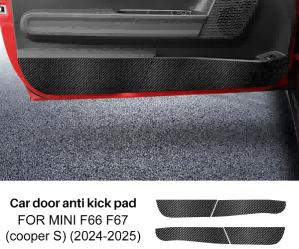For MINI F66 F67 2024-2025 Car Door Anti-Kick Protective Pad Protector Mats Cover Sticker Auto Interior Accessories