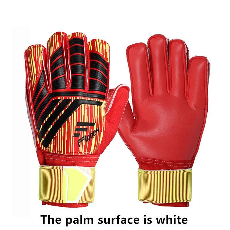 Mănuși de portar de fotbal profesionist pentru adolescenți, antiderapante, rezistente la uzură, mănuși de portar pentru adulți, mănuși colorate din latex pentru fotbal