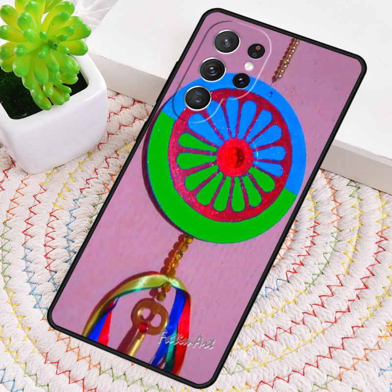 Gypsy Aromanian Romani Flag Silicone Phone Case For Samsung Galaxy note 10 pro S26 S25 S24 S23 S22 S21 Plus S25Ultra Capa Cover