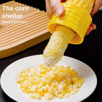 Pelapatate per Mais in Acciaio Inossidabile Strumento Spelamai Facile da Ruotare Sgranatore per Mais per Rimozione Senza Sforzo dei Chicchi Gadget da Cucina Durevole
