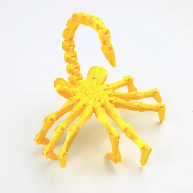 3D Printed Movable Joints Fahugger Toys Simulation Articulated Animal Figurine Ornaments Creative Model Desktop Decoration