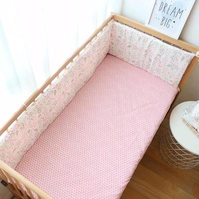 Paracolpi Lettino Spesso Morbido Cuscino Parasponda Anticollisione Protezione Recinzione Culla Staccabile Decorazione Stanza Bambini 180x30cm 1 Pezzo