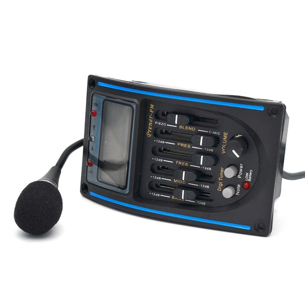 5 Band Band Acoustic Guitar Preamp EQ Equalizer Bands Acoustic Guitar Pickup  Acoustic Guitar