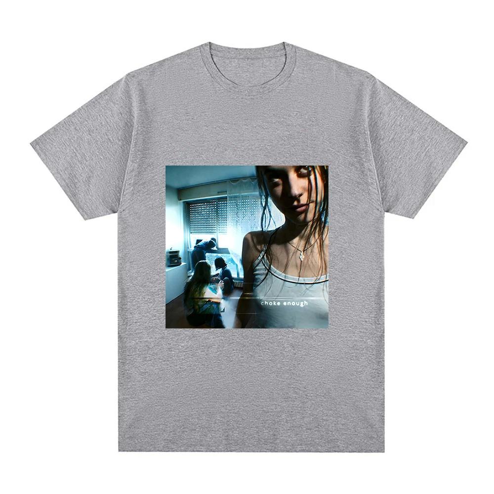 Oklou TShirt Choke Enough Album Graphic Printing Clothing 100cotton Comfortable Oneck Tshirts WomenUnisex Short Sleeve Tees