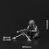 WW2 Military Soldier Figures Army Men Model Toy Desktop Wargame Miniatures Tabletop Game Pieces Decor