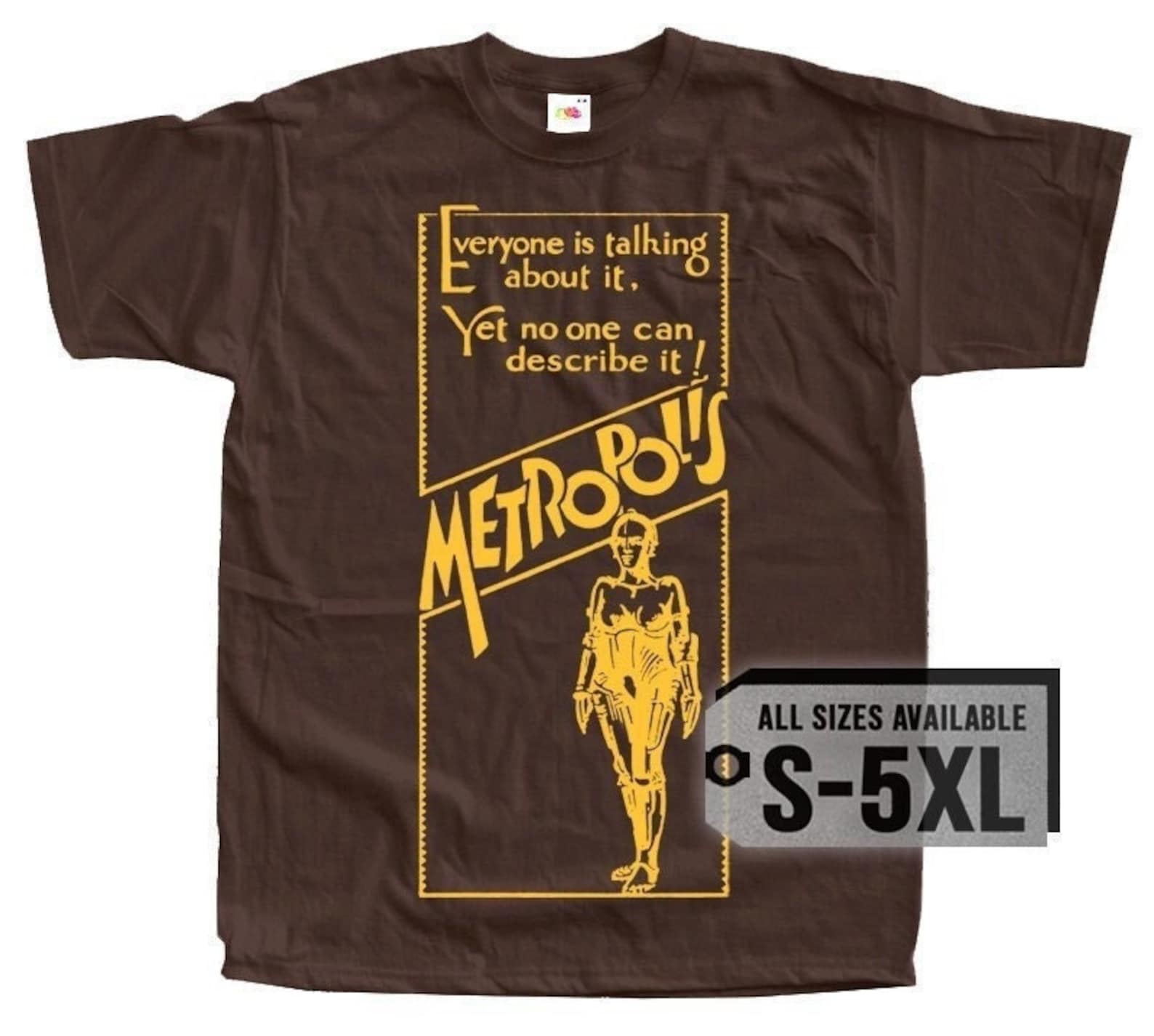 Metropolis V60 Poster Men T-Shirt all sizes S-5XL S
