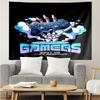 Spiel-Controller-Print Wandteppich, Hintergrund, Einfache Montage, Ideal für Schlafzimmer, Büro & Wohnzimmer, mit Ästhetischer Wanddekoration.
