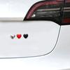 3D Metalen Hartvormig Liefdesontwerp Logo Auto Styling Auto Motorfiets Spatbord Carrosserie Ramen Kofferbak Embleem Badge Decals Stickers