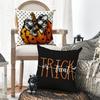 1/4Pcs Halloween Pillowcase, Happy Halloween Pumpkin Ghost Cushion Cover, Decorative Sofa, Living Room, Bedroom Cushion Cover
