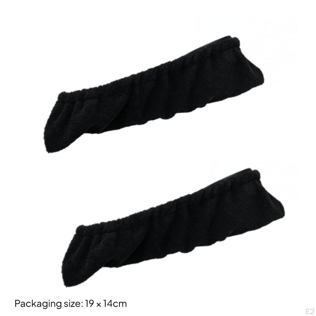 2 Pieces Figure Skate Blade Covers AntiRust Soakers Dampness Wicking Soft Protectors