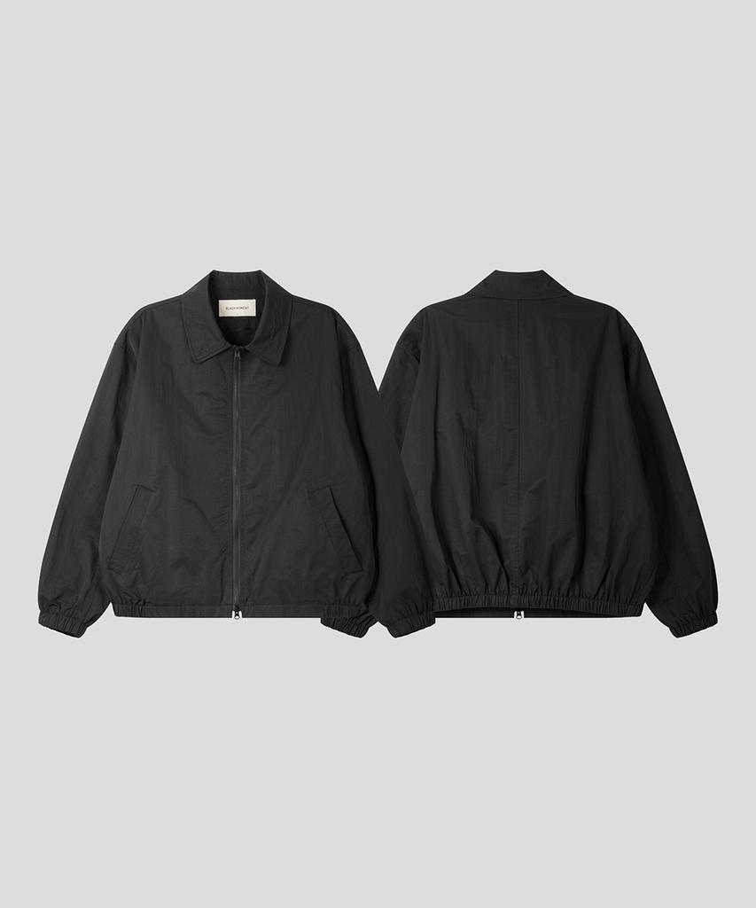 Black Moment Signature Nylon Oversized Blouson 2Way [Black]