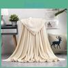 Simple Solid Oversized Color Soft Plush Blanket For Napping Sofa And Use Bedroom
