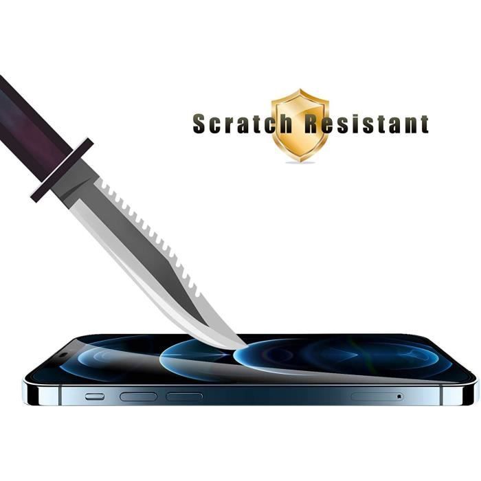 E.F.Connection [4 pièces] Verre Trempé Intégral Pour iPhone 13 Pro Max (6,7") Protection d'Ecran