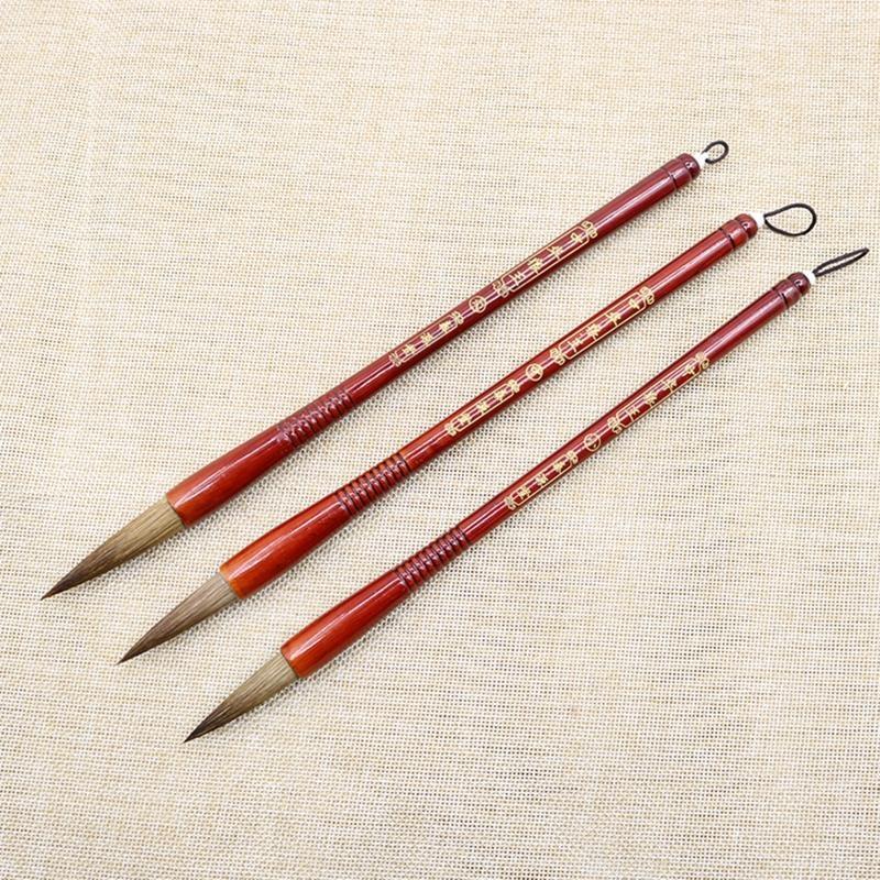W89C Chinese Traditional Calligraphy Wolf Brush Pen Sumi Drawing Brush Art Stationary