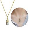 Marine Octopus Jellyfish Pendant Necklace For Women Girls Vintage Natural Pearls Marine Life Necklaces Fashion Jewelry