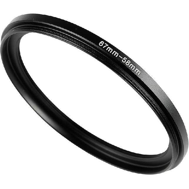 72-77mm Metal Step-Up/Down Ring Adapter Compatible with Mirrorless Cameras DSLR Lens, UV CPL ND Filter Thread Converter, Black