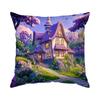 Vintage Purple Lavender Series Printing Throw Pillow Cushion Cover Seat Car Home Decor Sofa Bed Decorative Pillowcase