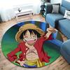 Luffy D Round Area Rug Carpet Rug For Living Room Bedroom Sofa Playroom Decor Nonslip Floor Mat