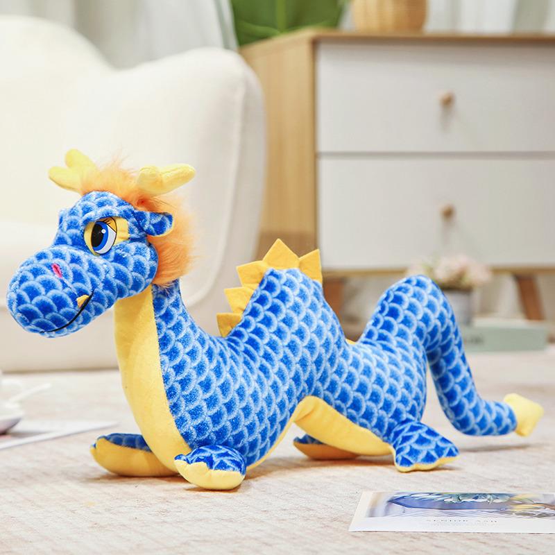 Simulated Chinese Dragon Doll Plush Toy Zodiac Dragon Doll Year Of The Dragon Mascot Children'S Soothing Ragdoll