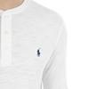 Polo Ralph Lauren SS22 Logo Embroidered Button Short Sleeve T-Shirt Men Tops White 710790058-002