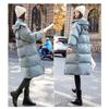 Korean-style Loose-fit Winter Down Cotton Coat for Women, Mid-length Thickened Hooded Jacket
