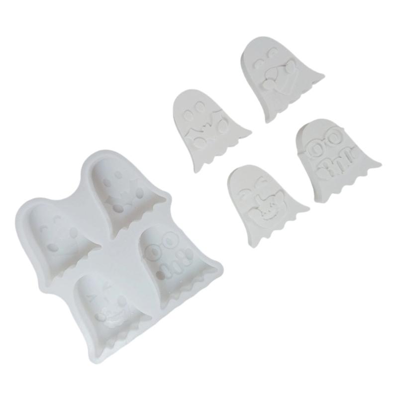 Ghostly Silicone Molds Safe Silicone Easy Demolding For Candle Soap J0MC