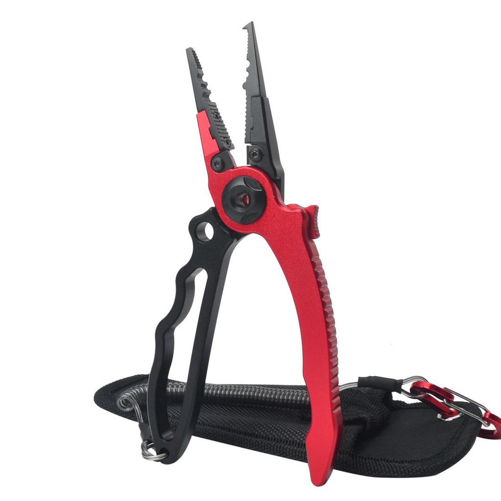 New Self-Locking Aluminum Alloy Fishing Pliers: Hook Remover & Fish Controller Scissors