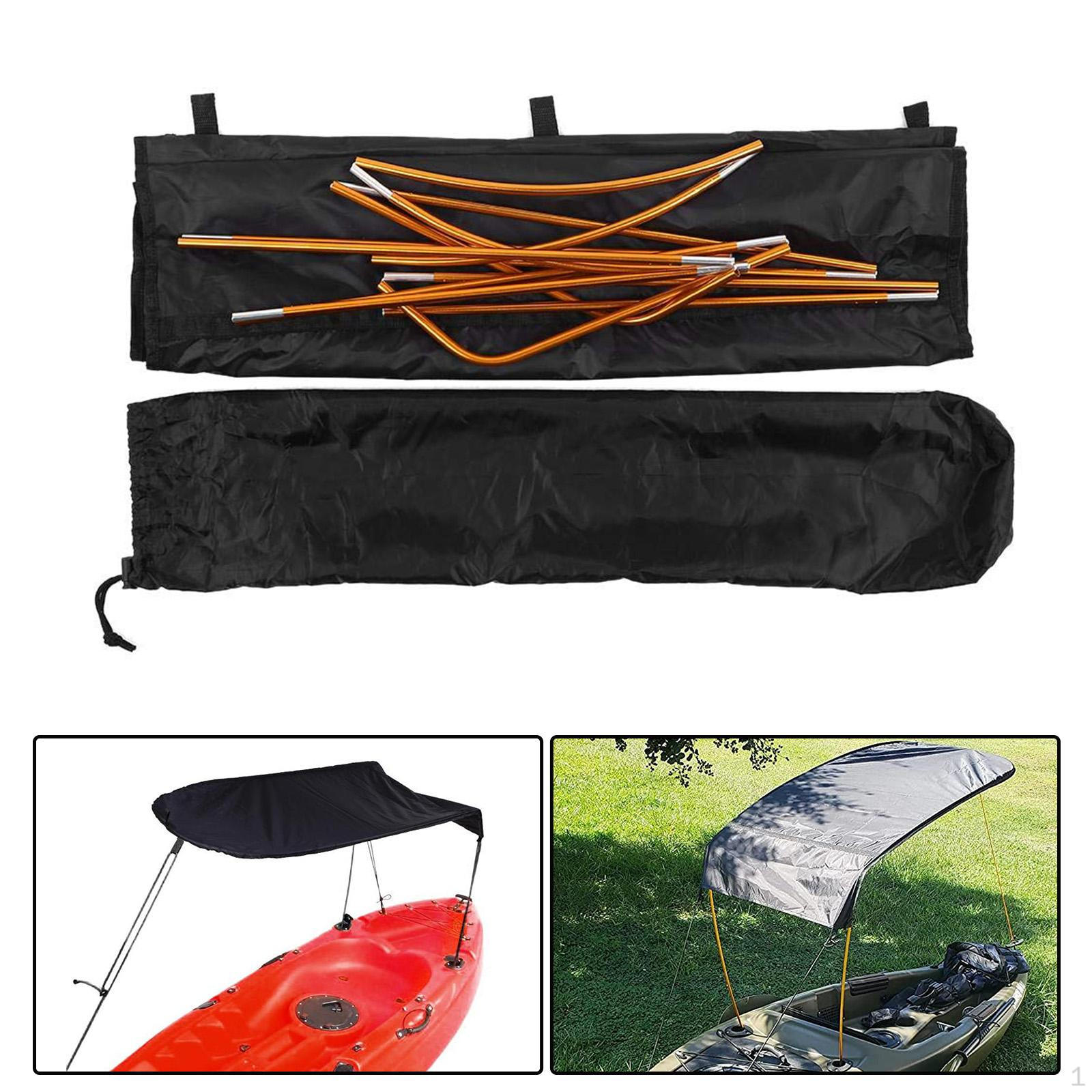 Kayak Boat Awning Cover Black