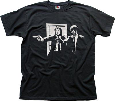 Pulp Fiction Bmf Film Quentin Tarantino Black Cotton T-shirt 01043