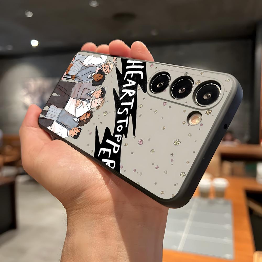 Heartstopper Movie Tv Phone Case For Samsung A56 A36 A26 A16 A15 A25 A35 A55 A14 A34 A24 A54 Black Soft Shell