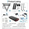 STOCK UE 36V 13AH Batteria per Bici Consegna Batteria per Biciclette con Portapacchi Posteriore