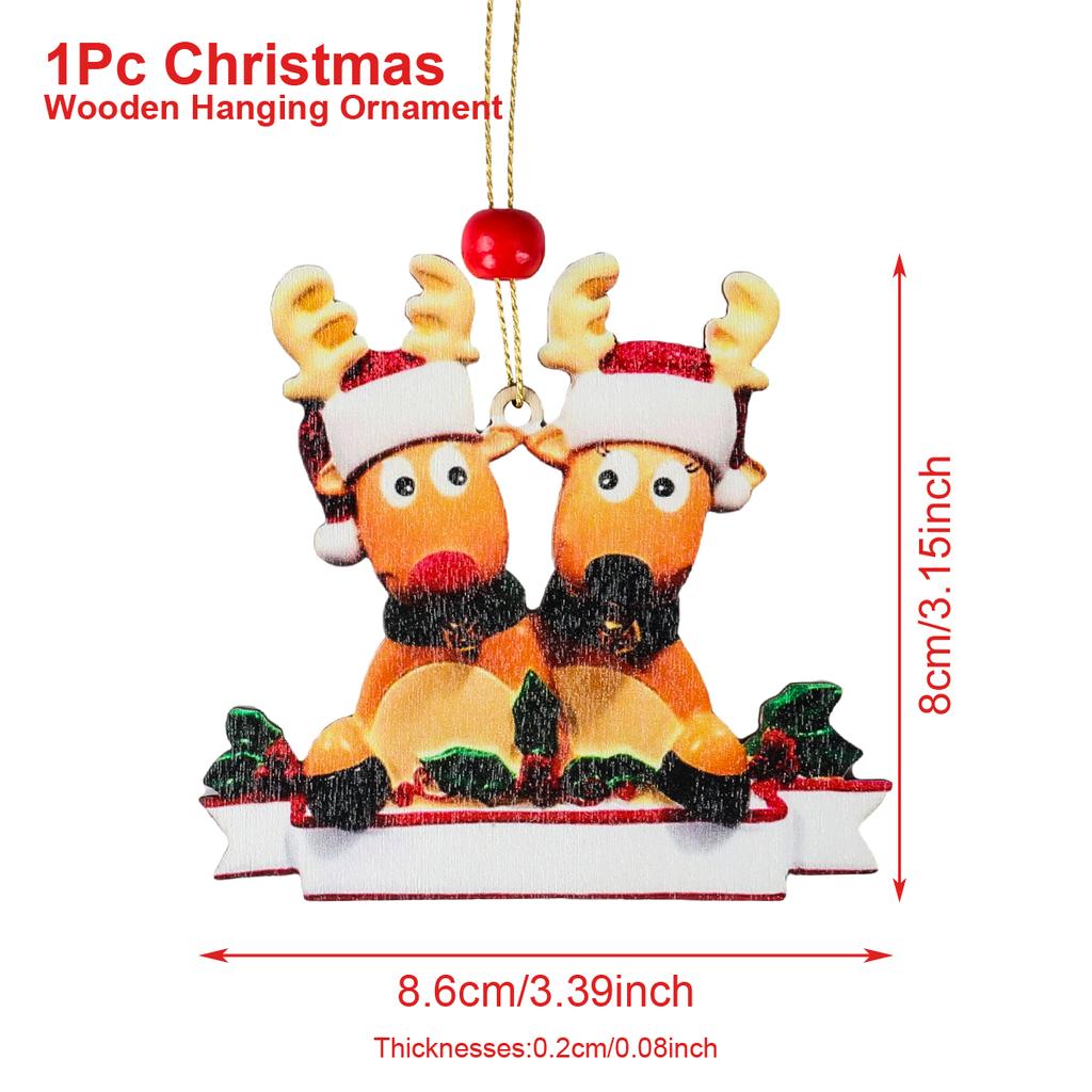 Christmas Family Pendant Navidad Natal Noel Tree Hanging Ornament Merry Christmas Decorations For Home 2025 Happy New Year 2025