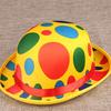 Cappello da Mago Cappello da Clown Arcobaleno Divertente Cappello a Cilindro da Clown per Natale Halloween Cosplay Festa Oggetti di Scena Costume da Clown Regali