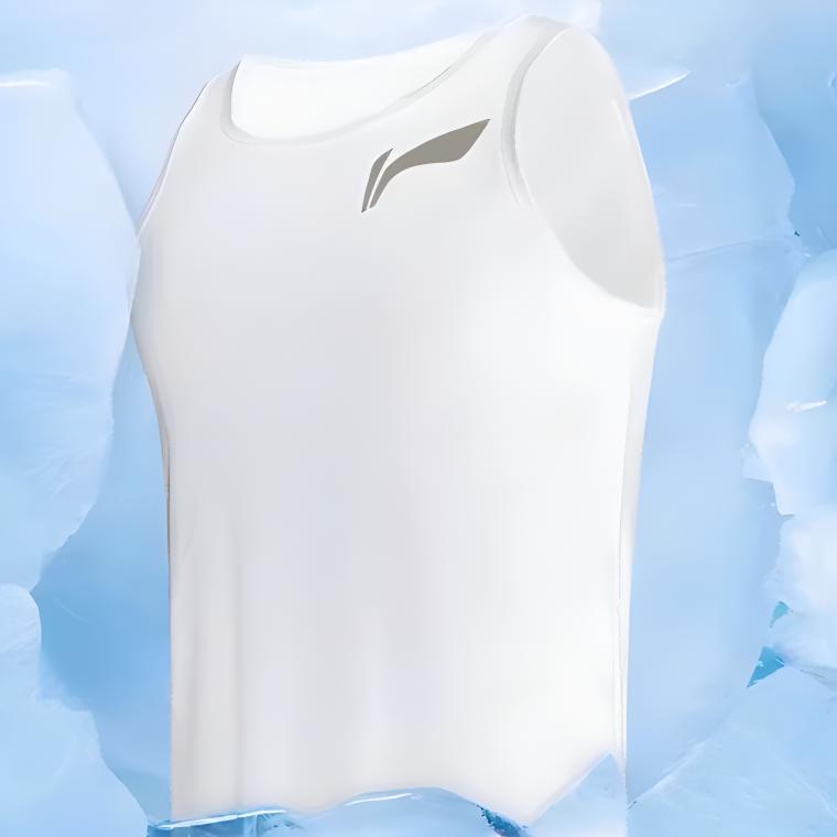 Li Ning Football Tank Top Men's White YVSV025-1