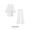 Jnleaog Spring New Arrival Women's Clothing Fashion Style French Fashion Design Rolled Wide Leg Pants 8372264